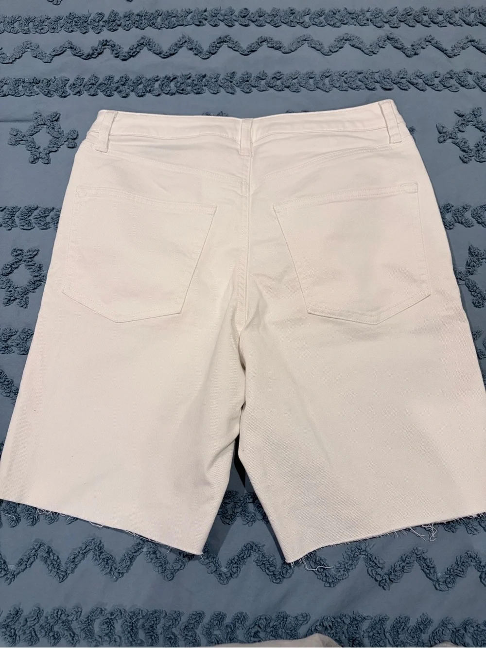 Express Men’s White Relaxed Stretch Denim Shorts Size 31 NWT